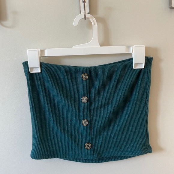 Tops - Teal tube top
